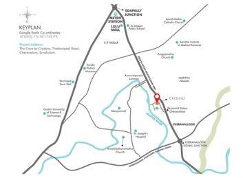 Kalyan Credenz Ernakulam location map